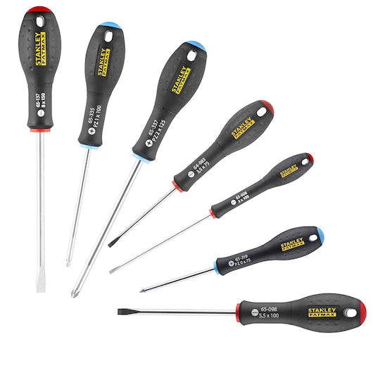 FATMAX Jeu de tournevis 7 pcs - Méchanicien/Electricien/Pozidriv