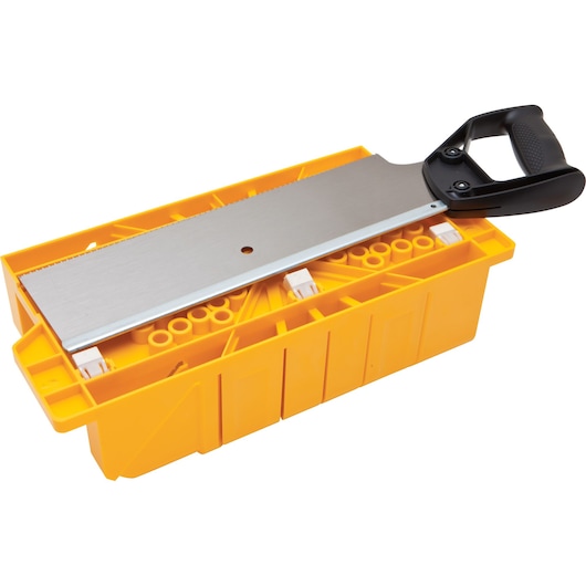 Verstekbak Kunststof  met Kapzaag L300mm/B130mm/H80mm