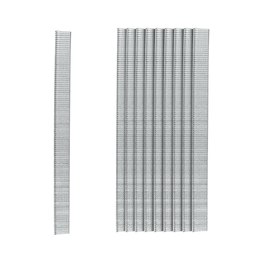 STANLEY 1-SWK-BN375T fotografie van zilveren bradnagels bundel, frontaal gezien, op witte achtergrond.