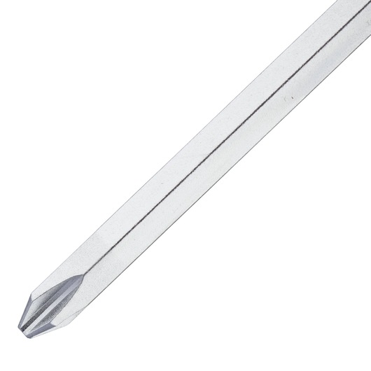 STANLEY FMHT0-62622 tige de tournevis Phillips, métal argenté, gros plan sur fond blanc.