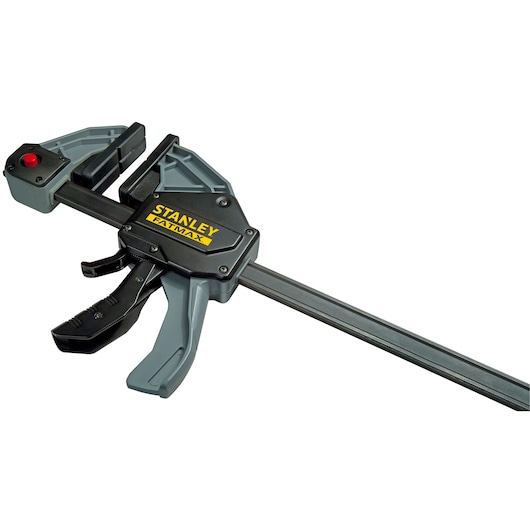 STANLEY FMHT0-83240 serre-joint, noir et gris, photographie de face sur fond blanc.