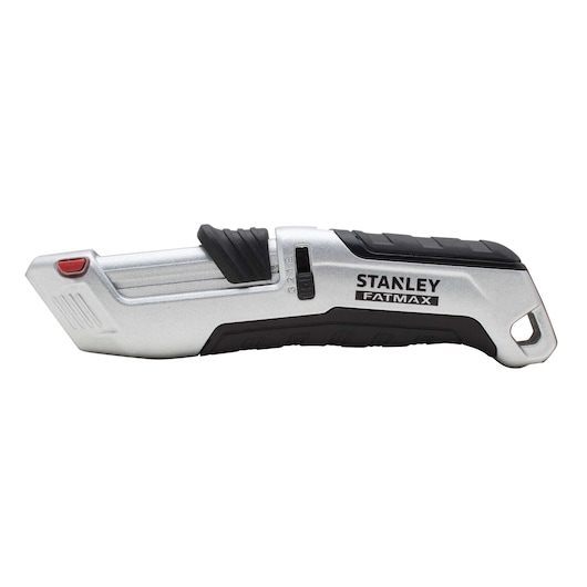STANLEY FMHT10367-0 stanleymes met zilver-zwart handvat, linkerzijaanzicht op witte achtergrond.