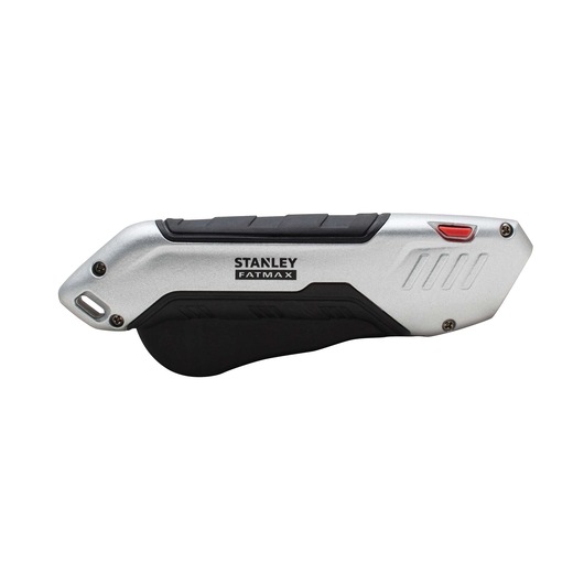 STANLEY FMHT10370-0 vouwbaar hobbymes, zilver en zwart, linkerzijaanzicht op witte achtergrond.