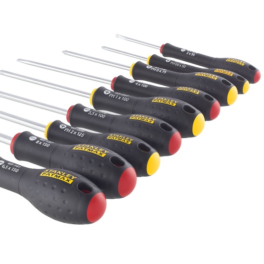 FATMAX Jeu de Tournevis 10 Pcs Mec/Elec/Ph/Testeur Tension