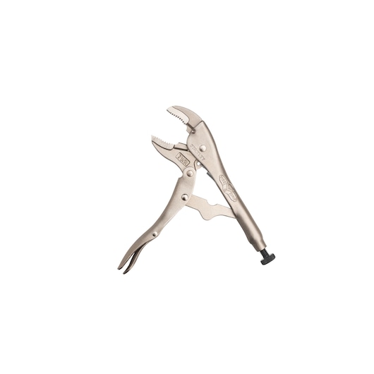 STANLEY FMHT84905-0 pince-étau à mâchoires courbes, finition métallique, photo du produit sur fond blanc.