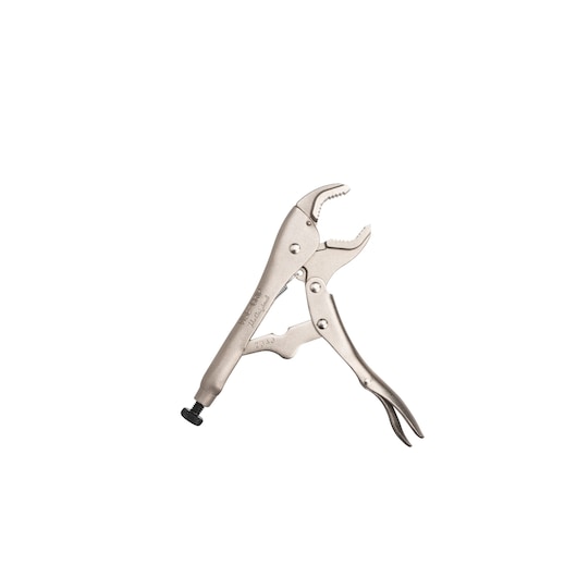 STANLEY FMHT84914-0 pince-étau finition argentée, vue en angle, isolée sur fond blanc.