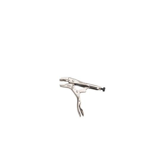 STANLEY FMHT84916-0 pince-étau, finition métal argenté, vue de face en angle sur fond blanc.
