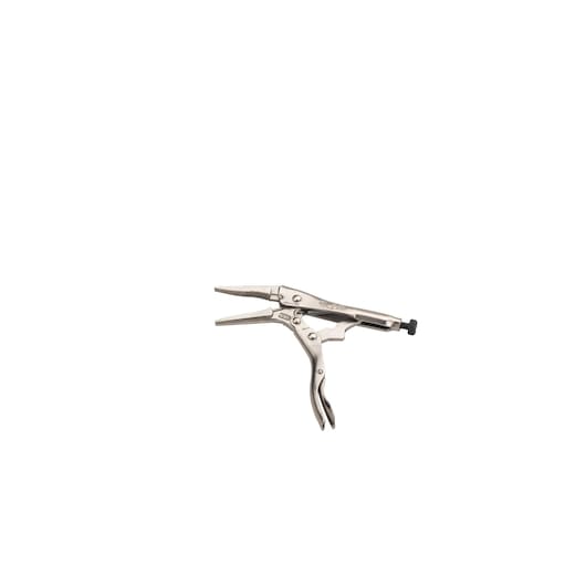 STANLEY FMHT84917-0 pince-étau à long bec, finition argentée, vue latérale, isolée sur fond blanc.
