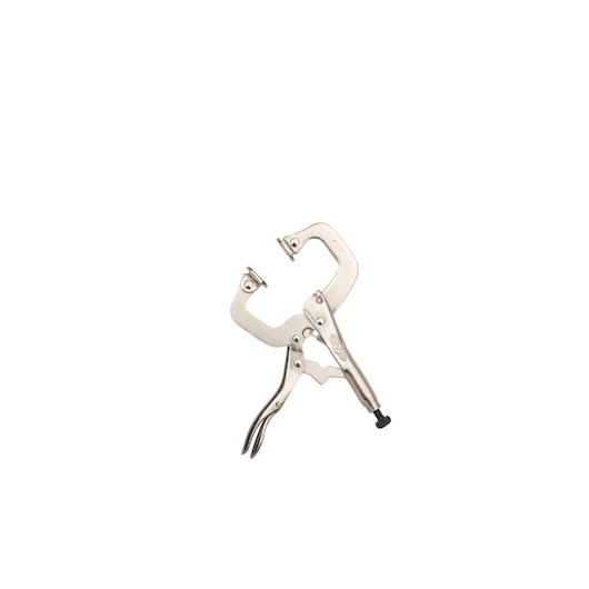 STANLEY FMHT84918-0 pince-étau en C, finition argentée, vue latérale du produit sur fond blanc.