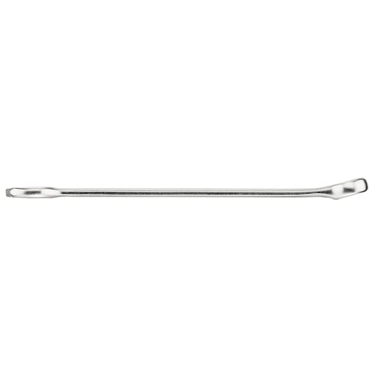 STANLEY FMMT13032-0 pied-de-biche plat, argenté, vue latérale sur fond blanc.
