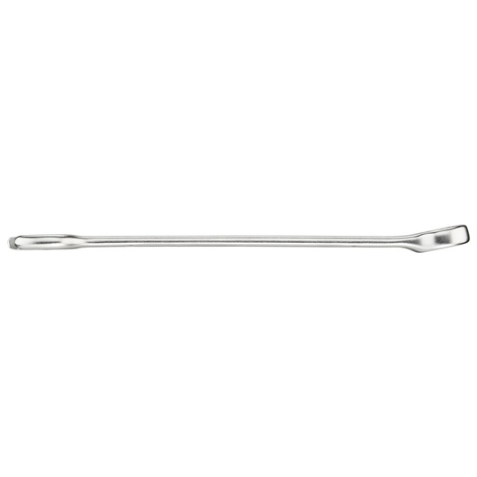 STANLEY FMMT13039-0 chromen koevoet, zijaanzicht op witte achtergrond, handgereedschap voor wrikken en tillen.