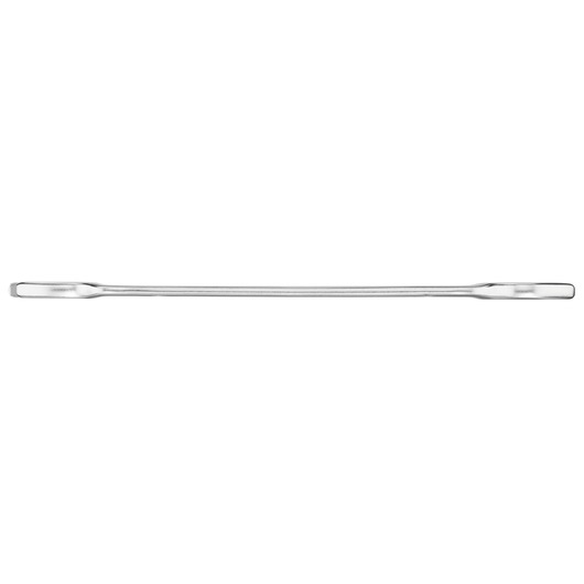 STANLEY FMMT13069-0 zilveren dubbelzijdige platte breekijzer, zijaanzicht op witte achtergrond.