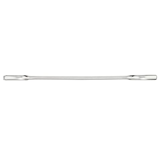 Pied-de-biche STANLEY FMMT13072-0, finition argentée, photographie sur fond blanc, vue droite.
