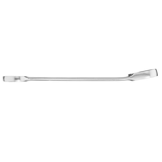 STANLEY FMMT13095-0 stalen breekijzer, zijaanzicht, zilverkleurig, handgereedschap, fotografie op witte achtergrond.