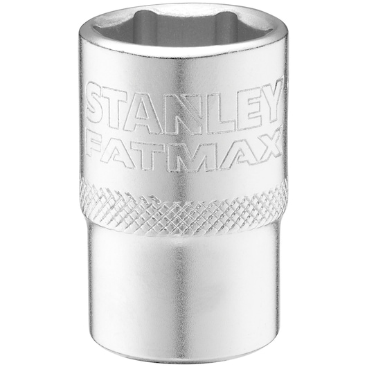 STANLEY FMMT17237-0 douille finition argentée, photo de face.