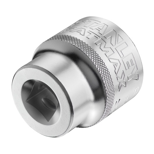 STANLEY FMMT17245-0 zilveren dopsleutel fotografie, close-up opname op witte achtergrond