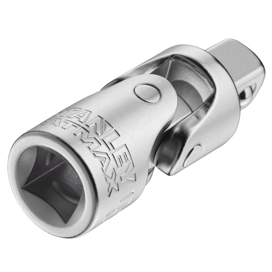 STANLEY FMMT17999-0 verchroomd universeel scharnier voor dopsleutel, close-up op witte achtergrond.