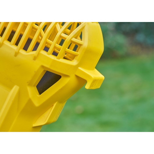 STANLEY SFMCBL714M1 gele bladblazerrooster close-up buitenfotografie