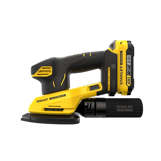 18V STANLEY® FATMAX® V20 2.0Ah Detailschuurmachine in softbag
