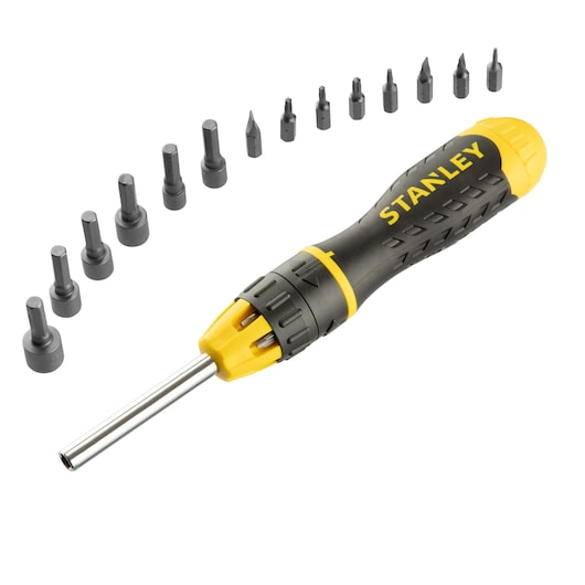 Tournevis Porte-Embouts à Cliquet 20 pcs