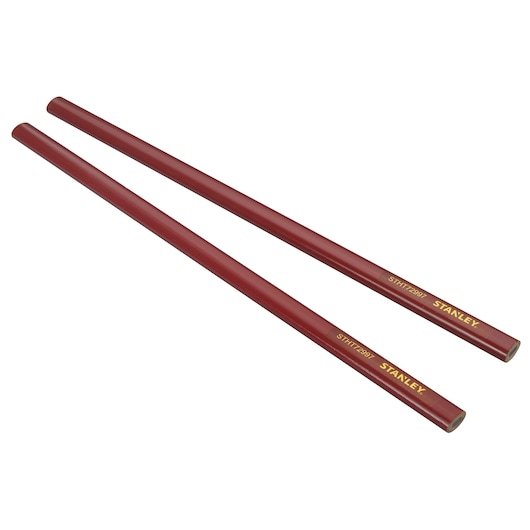 Timmermanspotlood rood 30cm - 2x