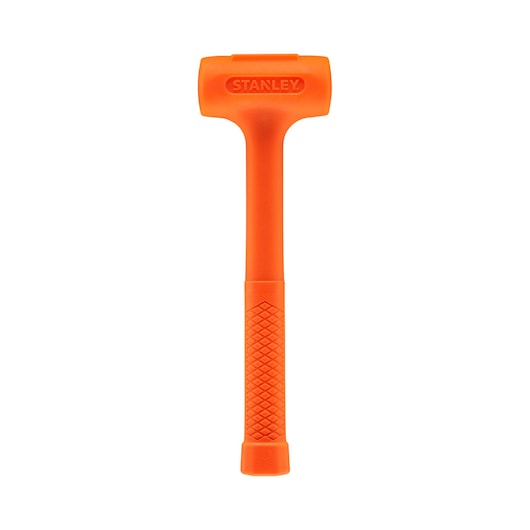 STANLEY STHT57530-0 marteau anti-rebond orange vue avant avec poignée grip texturée.