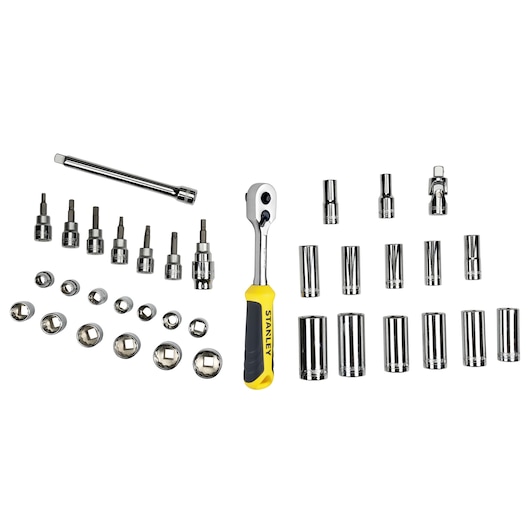 Transmodule Doppenset 3/8” 36-delig