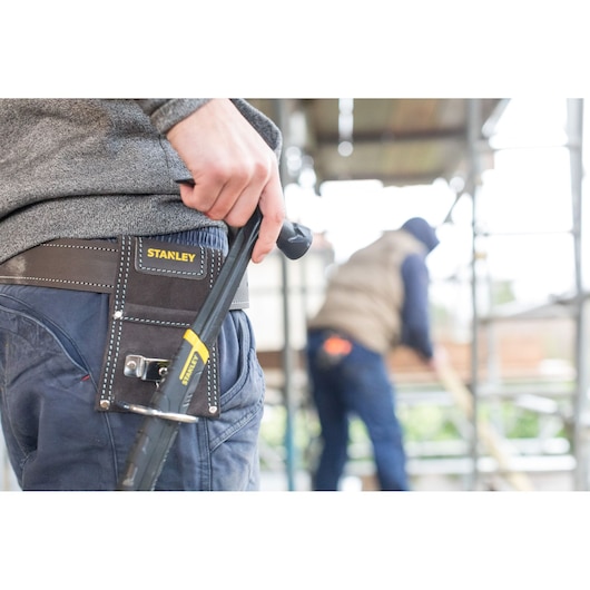 STANLEY STST1-80117 gereedschapsriem om de taille van een werker met STANLEY gereedschap, bouwplaats.