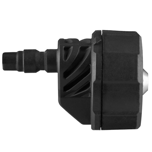Photo de l’accessoire pneumatique STANLEY STZ51N1, en plastique noir et métal, vue latérale sur fond blanc.